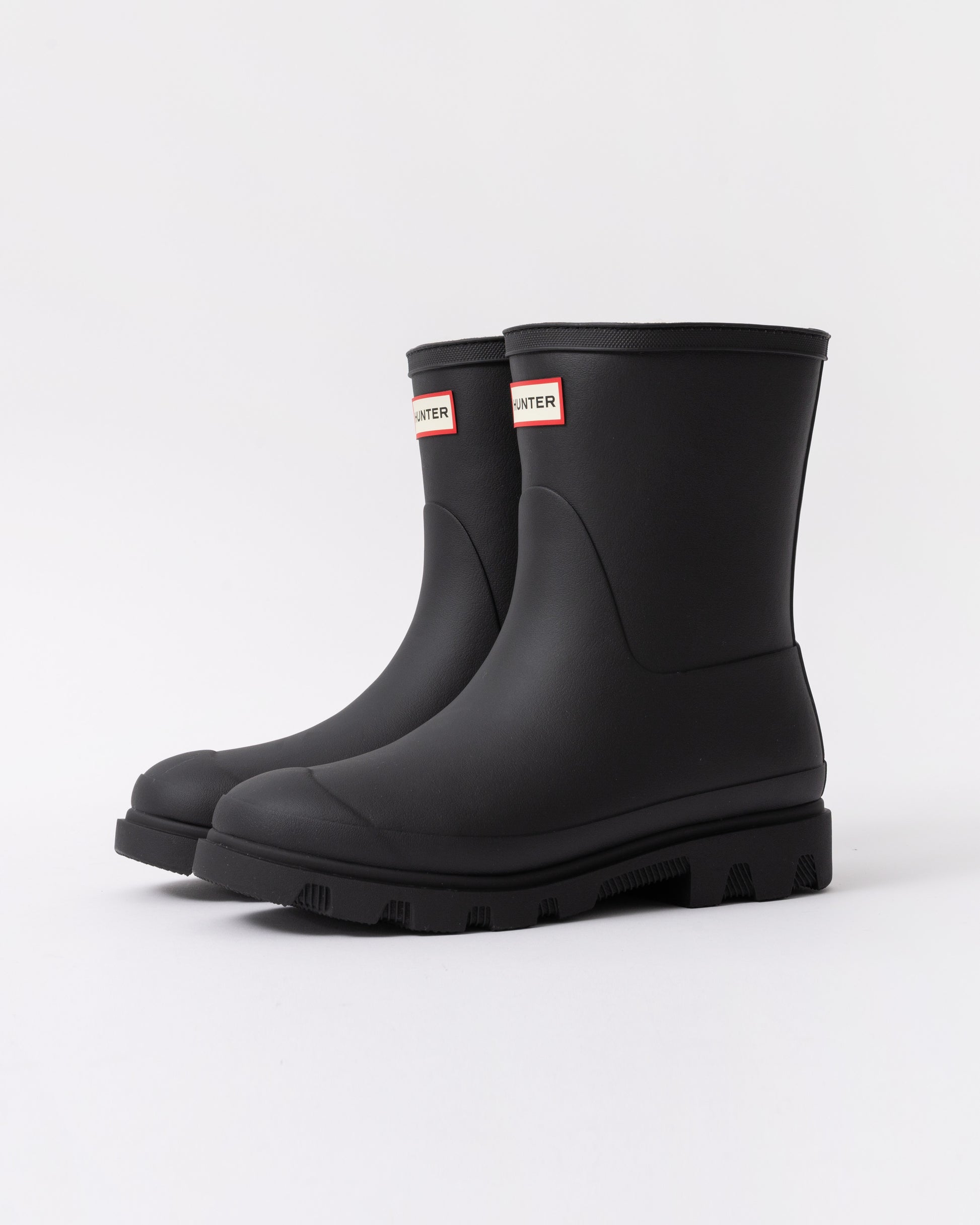 Hunter Unisex Downpour Short Insulated Boot in Black