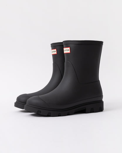 Hunter Unisex Downpour Short Insulated Boot in Black