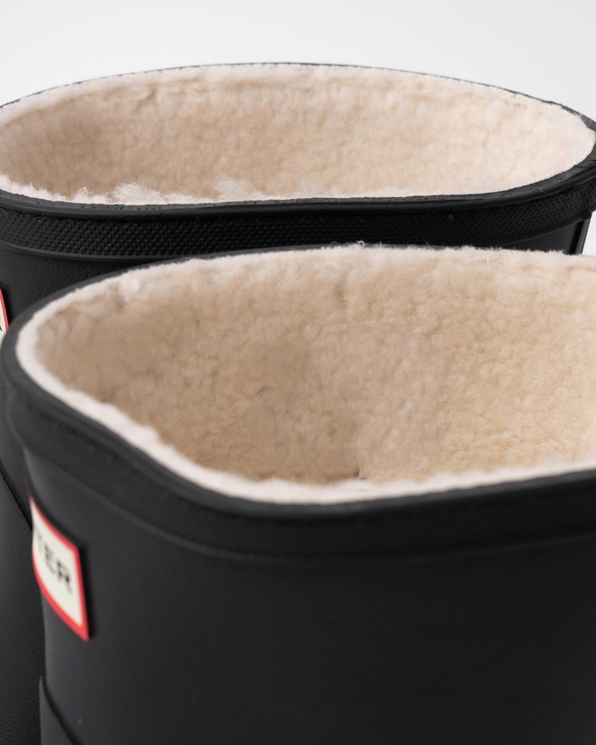 Hunter Unisex Downpour Short Insulated Boot - Black - CHO - Designer Unisex Short Wellies