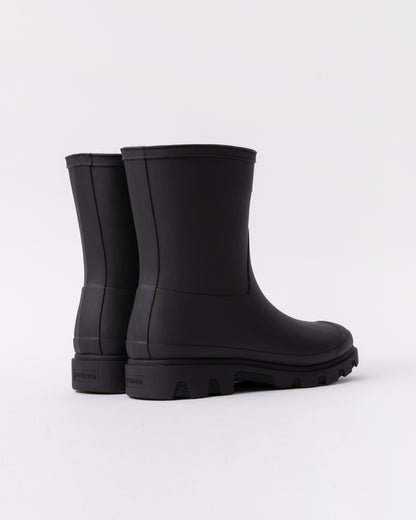 Hunter Unisex Downpour Short Insulated Boot - Black - CHO - Designer Unisex Short Wellies