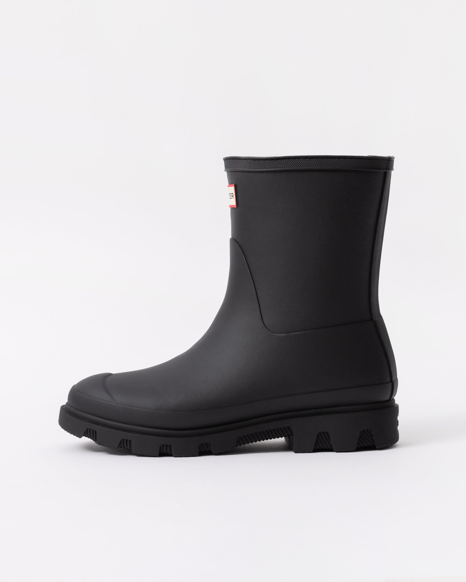 Hunter Unisex Downpour Short Insulated Boot - Black - CHO - Designer Unisex Short Wellies