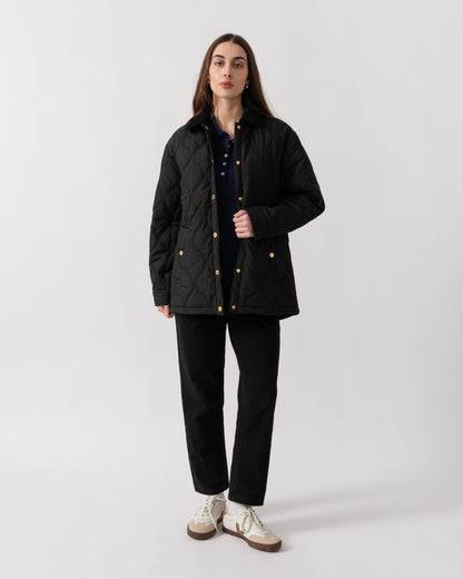 Hunter Witton Womens Quilted Jacket - Black | CHO | Designer Womens Padded Jackets