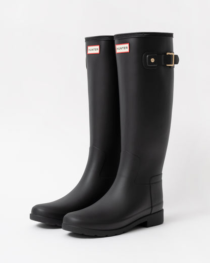 Hunter Womens Refined Gold Trim Tall Boot front