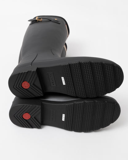 Hunter Womens Refined Gold Trim Tall Boot sole