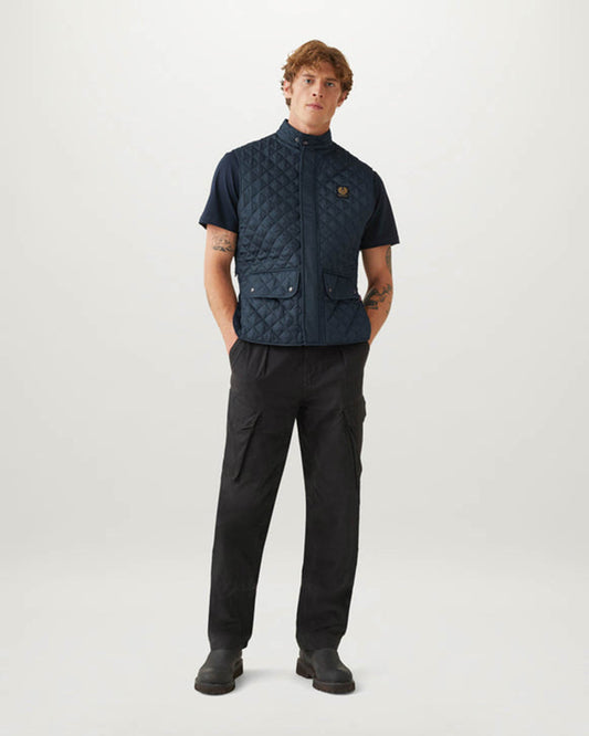 Belstaff Mens Icon Gilet - Dark Ink