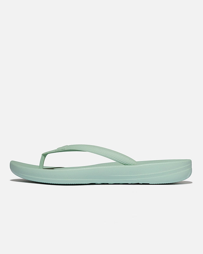 Fitflop Iqushion Womens Ergonomic Flip-Flops - Mint Green D61