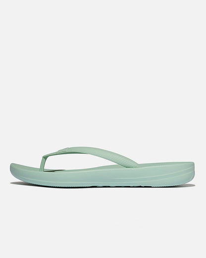 Fitflop Iqushion Womens Ergonomic Flip-Flops - Mint Green D61