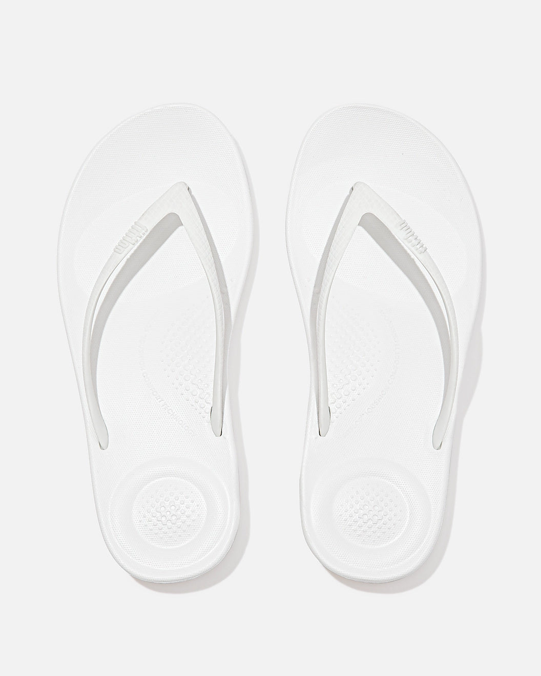 FitFlop Iqushion Womens Ergonomic Flip - Flops - Urban White 194 | CHO | Designer Womens Sandals