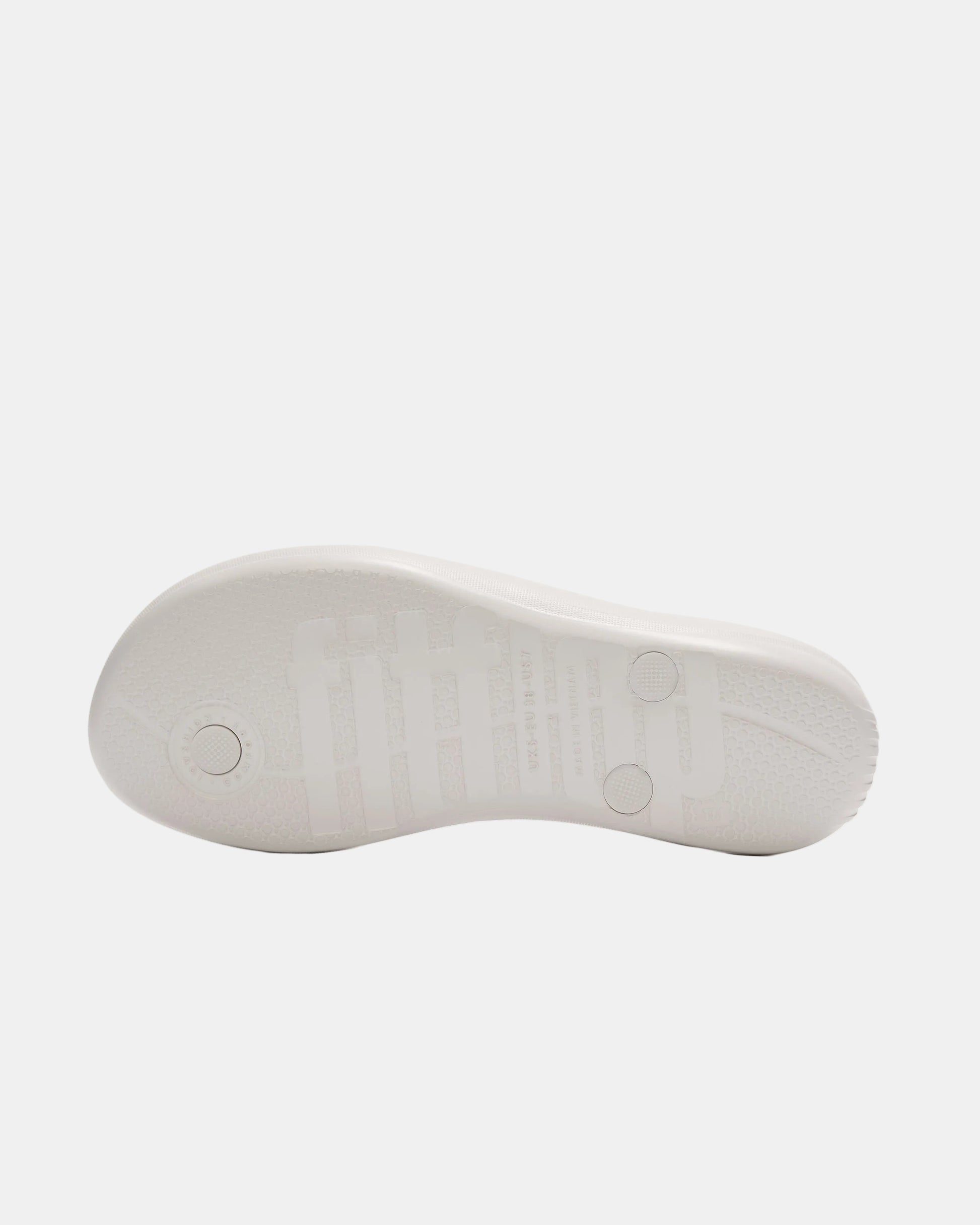 FitFlop Womens iQushion Multi-Crystal Ergonomic Flip-Flops - Urban White 194 | CHO | Designer Womens Sandals
