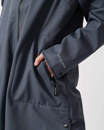 Ilse Jacobsen Rain Womens A-Line Softshell Raincoat - Ombre Blue 604