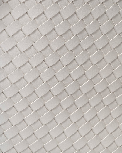Reversible Braided Shopper in Moonstruck Silver 030710 - Fabric detail close up