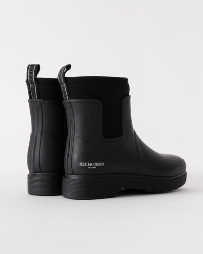 Ilse Jacobsen Womens Neo Rain Short Wellies - Black 001