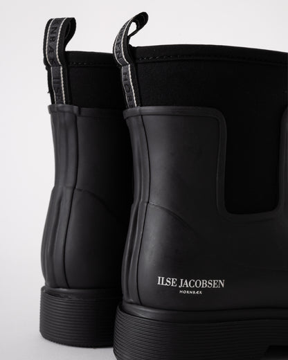 Ilse Jacobsen Womens Neo Rain Short Wellies - Black 001
