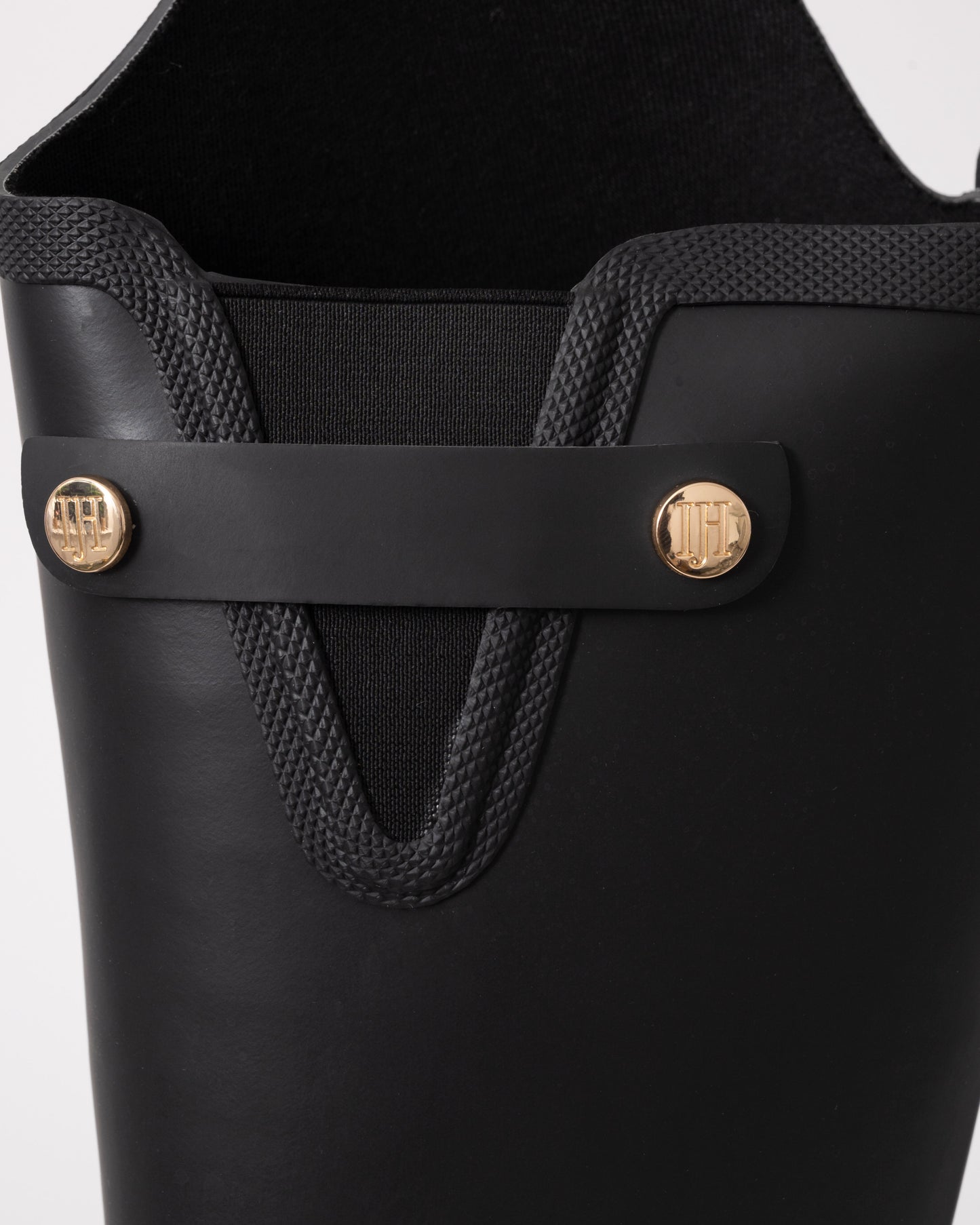 Ilse Jacobsen RubSwift Asymmetric Tall Wellies - Black