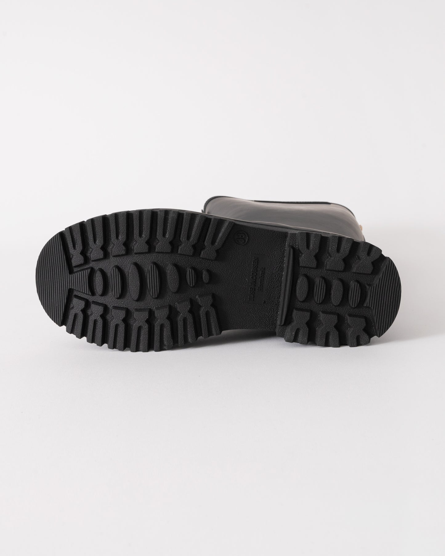 Ilse Jacobsen RubSwift Asymmetric Tall Wellies - Black