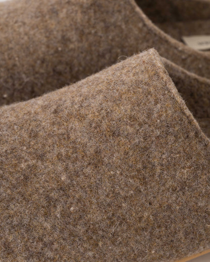 Ilse Jacobsen Snippy Womens Felt Slippers - Wheat