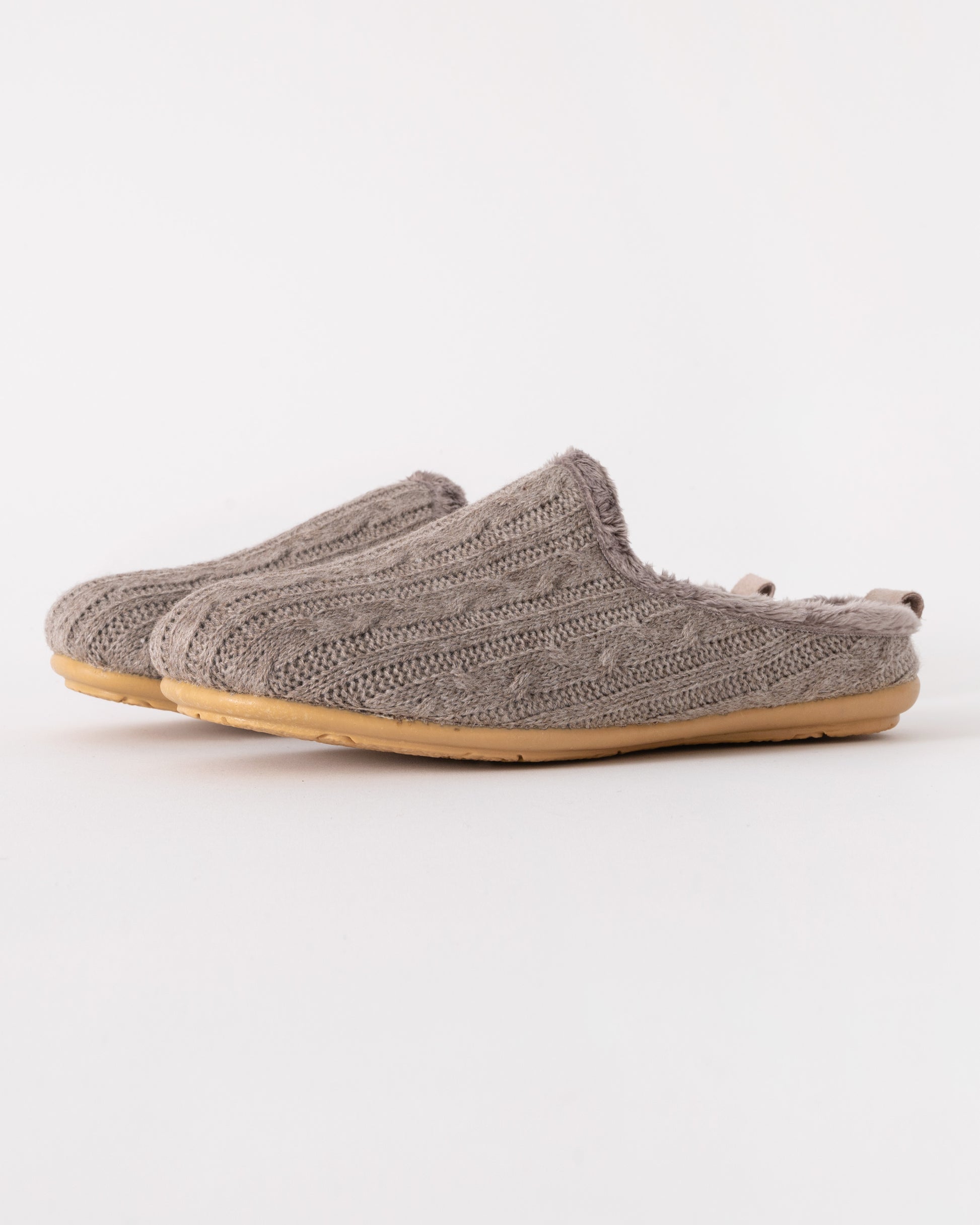 Ilse Jacobsen Snippy Womens Knit Slippers in Atmosphere Wheat