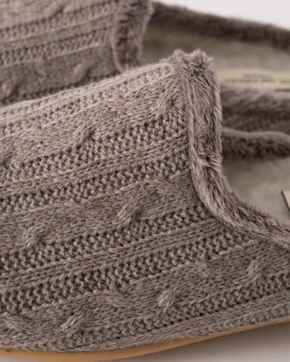 Ilse Jacobsen Snippy Womens Knit Slippers - Atmosphere Wheat