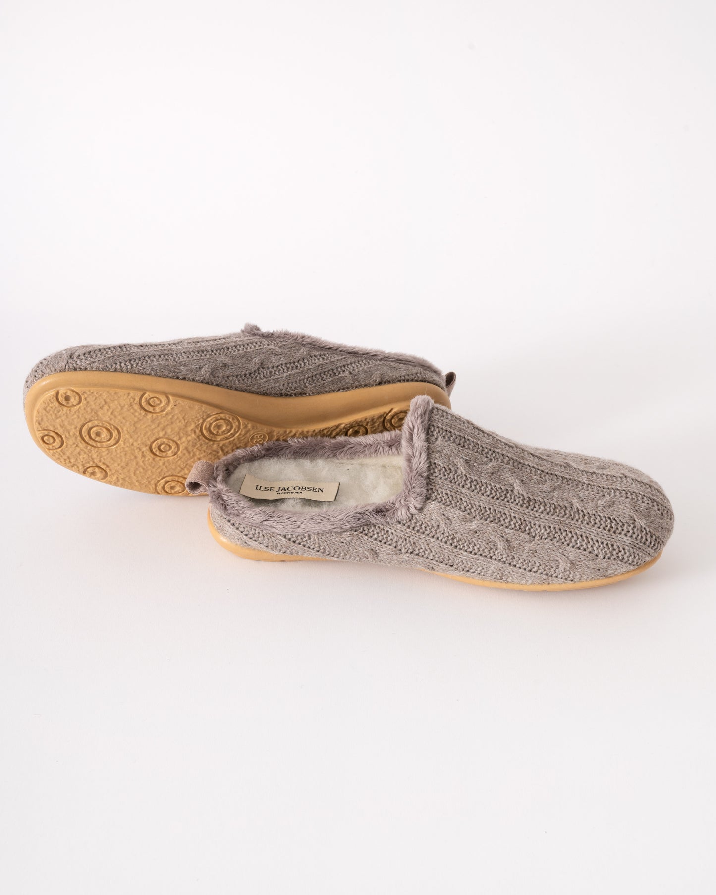 Ilse Jacobsen Snippy Womens Knit Slippers - Atmosphere Wheat