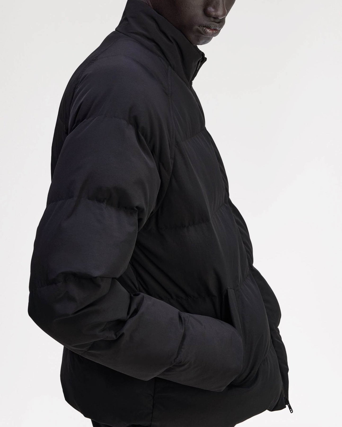 Fred Perry Mens Raglan Sleeve Padded Jacket - Black 102