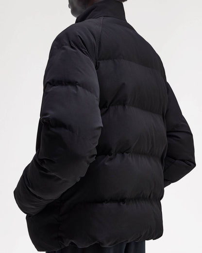 Fred Perry Mens Raglan Sleeve Padded Jacket - Black 102