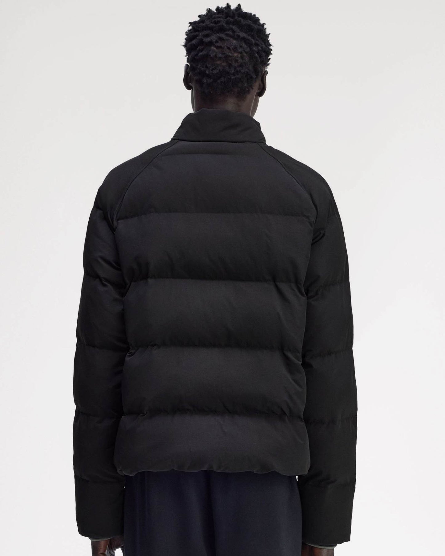 Fred Perry Mens Raglan Sleeve Padded Jacket - Black 102