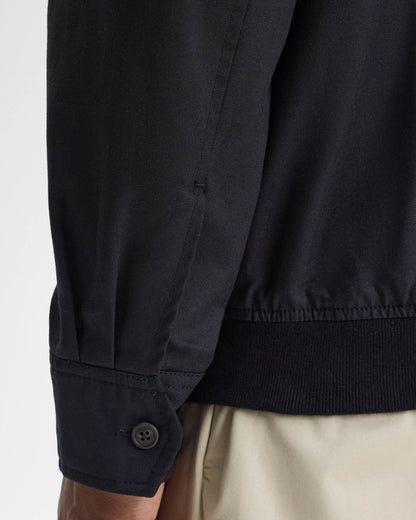 Fred Perry Mens Twill Harrington Jacket - Black 102