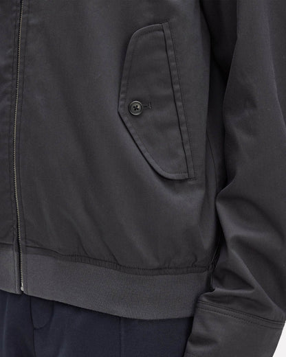 Fred Perry Mens Twill Harrington Jacket - Anchor Grey 297