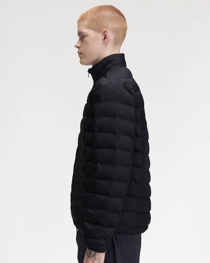 Fred Perry Mens Insulated Jacket - Black 184 side