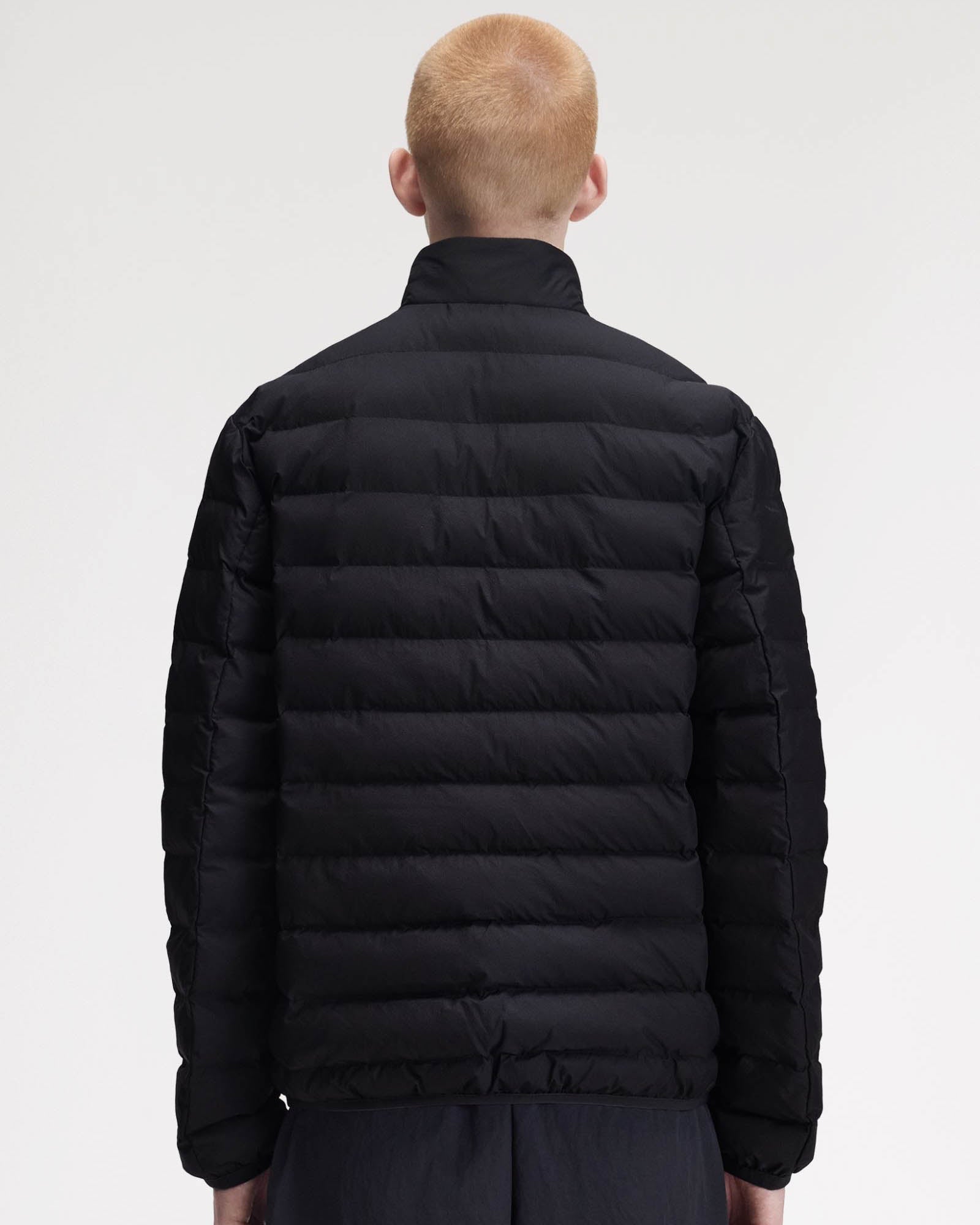 Fred Perry Mens Insulated Jacket - Black 184 back