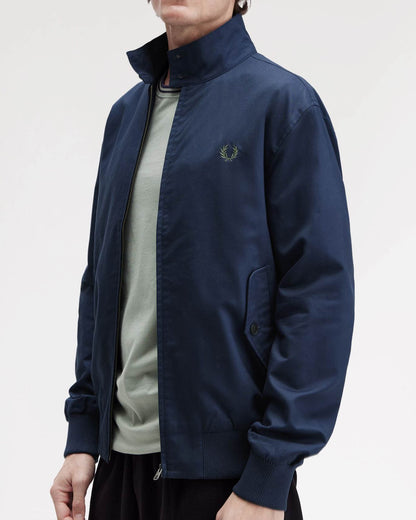 Fred Perry Mens Harrington Jacket - Tennis Blue X86