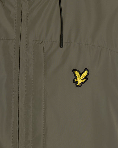 Lyle & Scott Lightweight Hooded Zip Through Mens Jacket - X569 Khaki Ash