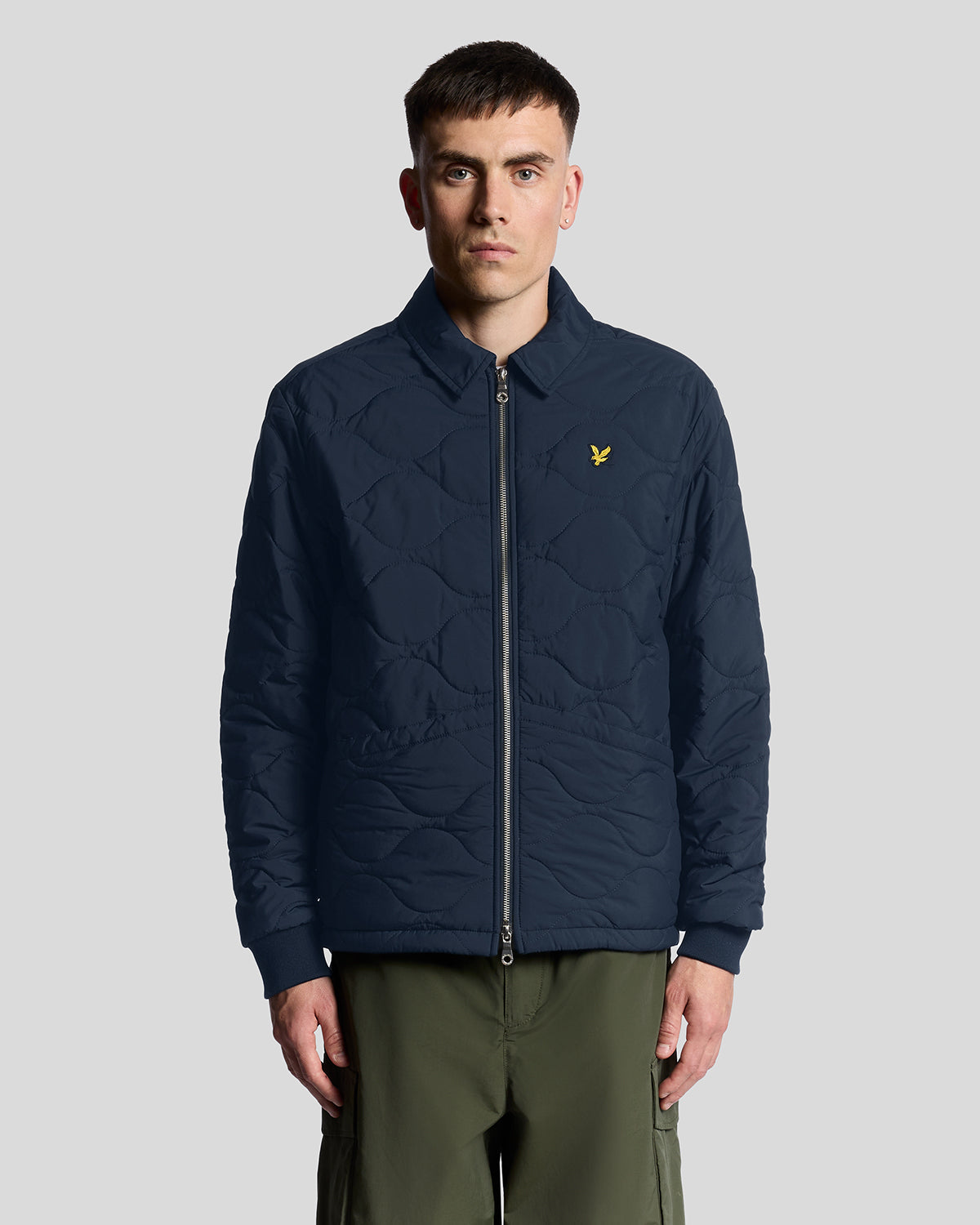 Lyle & Scott Quilted Ripstop Jacket - Z271 Dark Navy