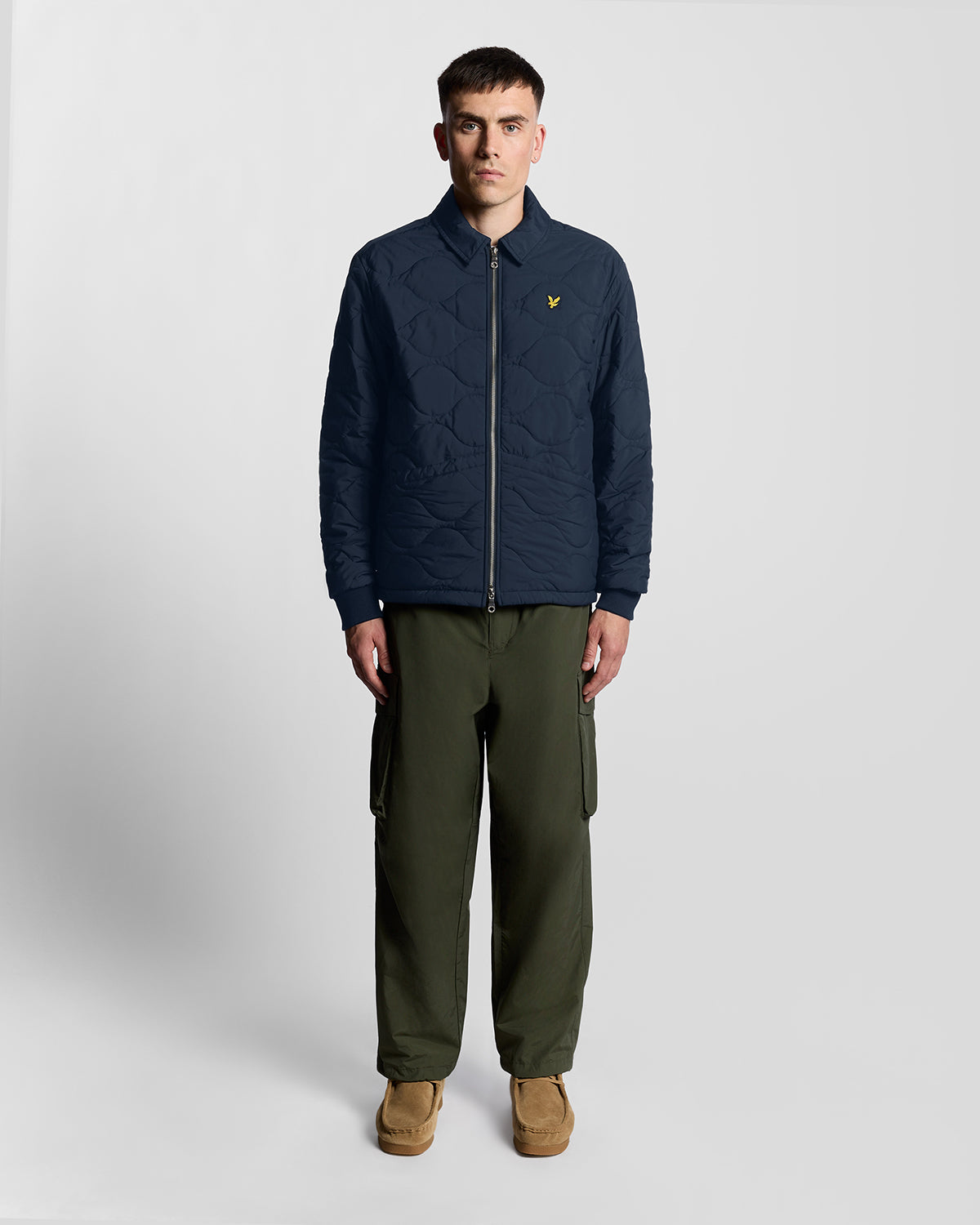 Lyle & Scott Quilted Ripstop Jacket - Z271 Dark Navy
