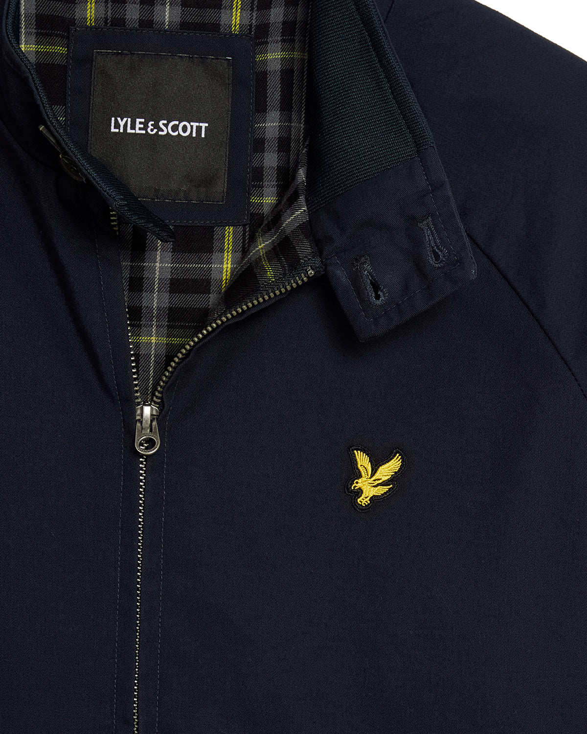 Lyle & Scott Cotton Mens Harrington Jacket - Z271 Dark Navy