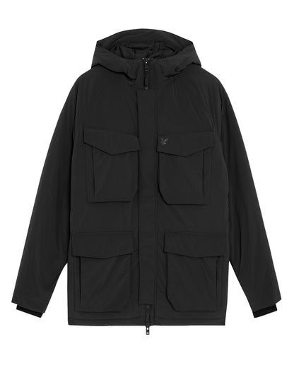 Lyle & Scott Tactical Wadded Parka - X002 Black Ice