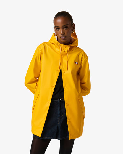 Hunter Jo Unisex Parka in Gold Fusion, female model front