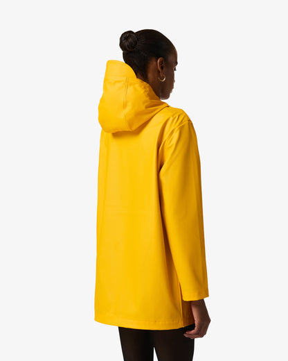 Hunter Jo Unisex Parka in Gold Fusion, female model back