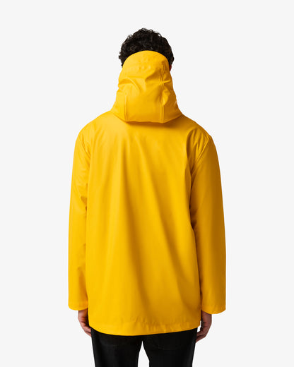 Hunter Jo Unisex Parka in Gold Fusion, male model back