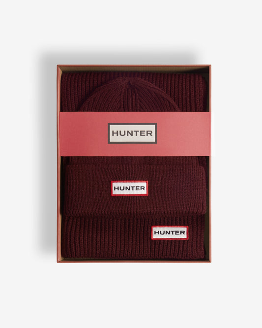 Hunter Jura Scarf and Beanie Box Set - Port Royale | CHO | Designer Unisex Hats
