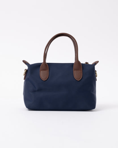 back of a Joules Edie Womens Mini Crossbody Handbag in Navy