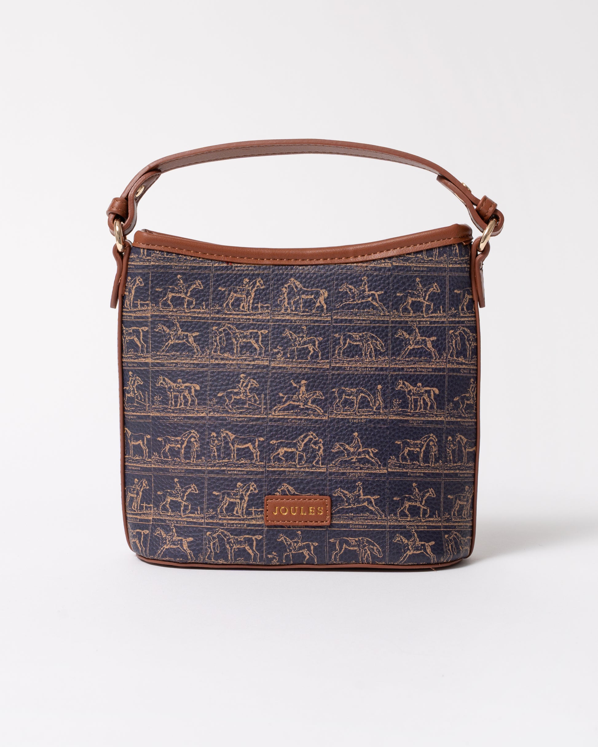 Joules Womens Bucket Bag in Navy Horse