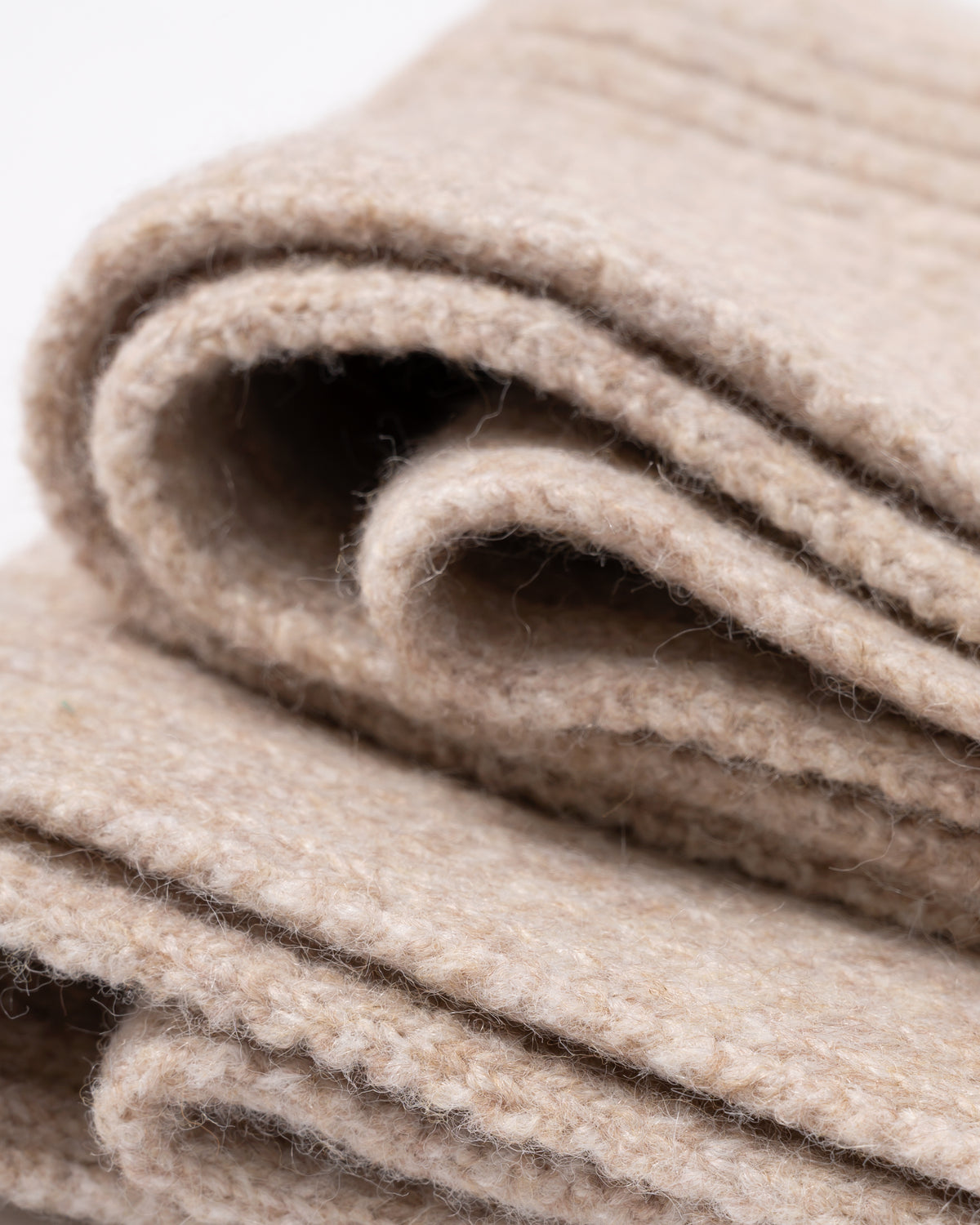 close up of a Joules Womens Fine Knit Scarf in Oat