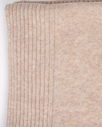 detail of a Joules Womens Fine Knit Scarf in Oat