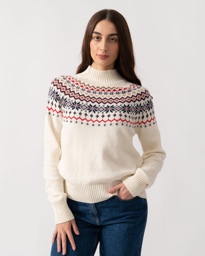 Joules Alba Womens Jumper - Cream - CHO - Designer Womens Jumpers