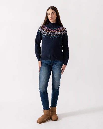 Joules Alba Womens Jumper - Navy - CHO - Designer Womens Jumpers