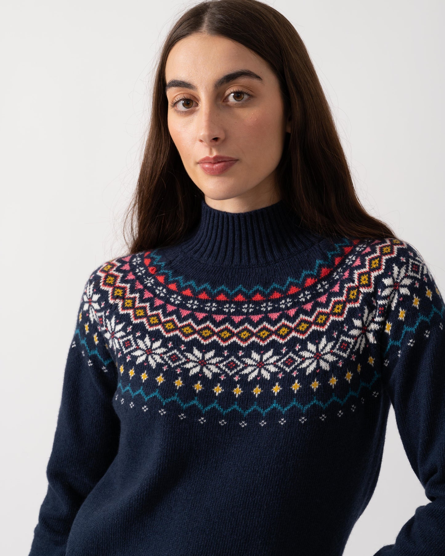 Joules Alba Womens Jumper - Navy - CHO - Designer Womens Jumpers