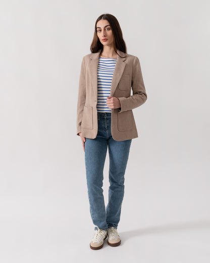 Joules Albury Womens Blazer - Tan Brown