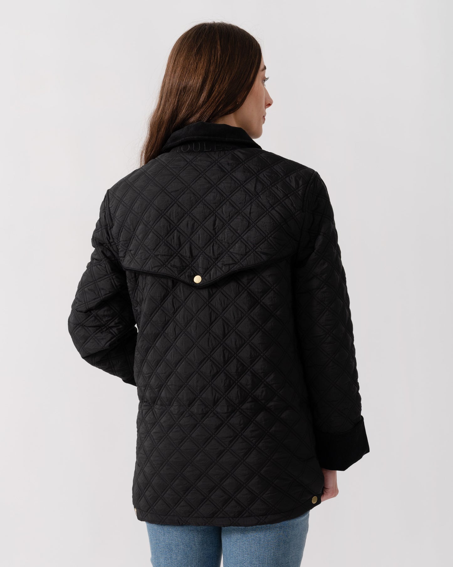 Joules Beatrix Womens Jacket - Black | CHO | Designer Womens Coats & Jackets