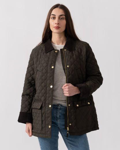 Joules Beatrix Womens Jacket - Khaki Green